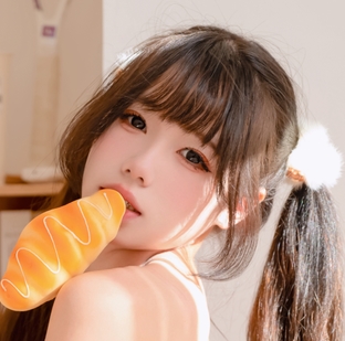 b站up主『黏黏团子兔』粉色jk私人订制