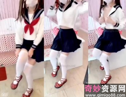 抖音小太妹（野餐兔）jk制服热舞，腰肢柔软纤细+61部