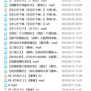 骚麦银词艳曲合集397V79G，收藏百度ED2K