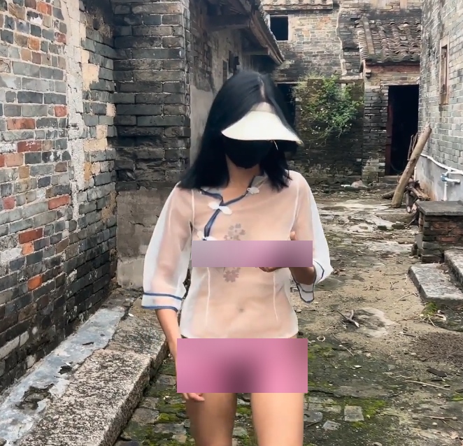 cikaimoon薄纱全透明2V乡下乱逛2.83G绝顶诱惑